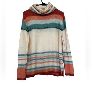 Staccato Loose Knitted Turtleneck Sweater, Size‎ Small